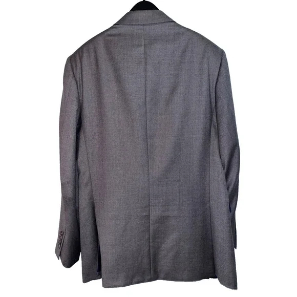 Charles Tyrwhitt Super 110s Gray Blazer Size 40R 2 Button Slim Fit